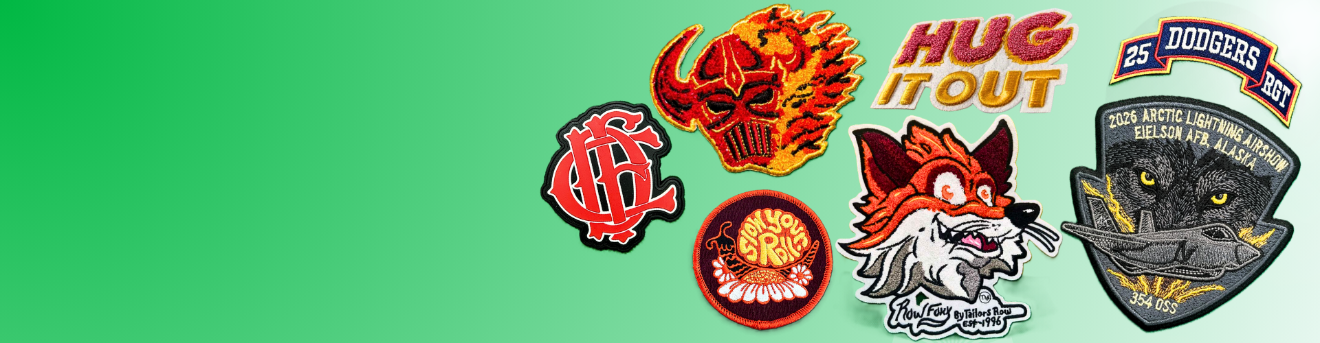 Custom Patches Made to Order Factory-Direct Since 2013