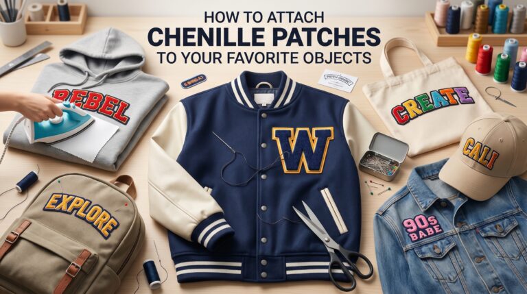 How To Attach Chenille Patches To Your Favorite Objects