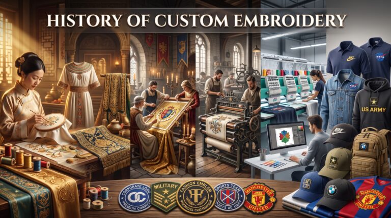 History of Custom Embroidery