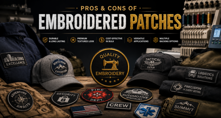 Pros & Cons of Embroidered Patches
