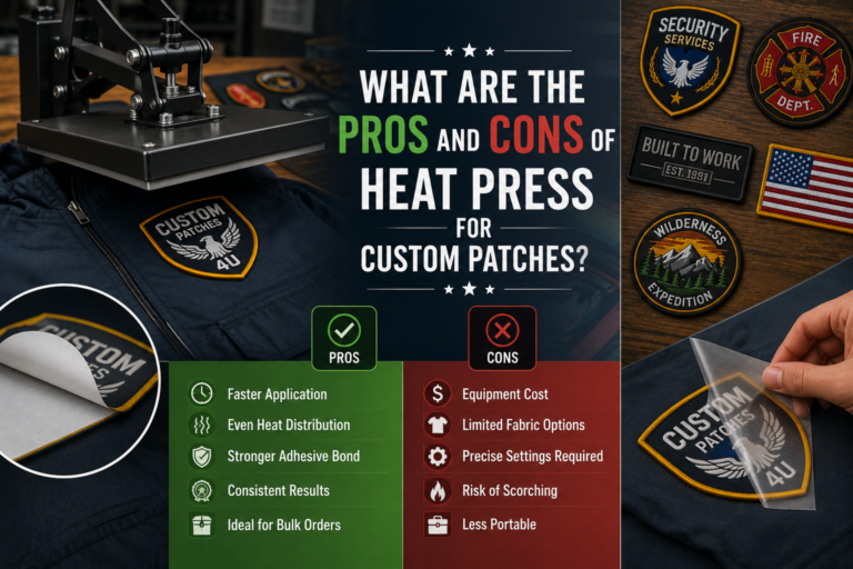 What Are the Pros and Cons of Heat Press for Custom Patches?