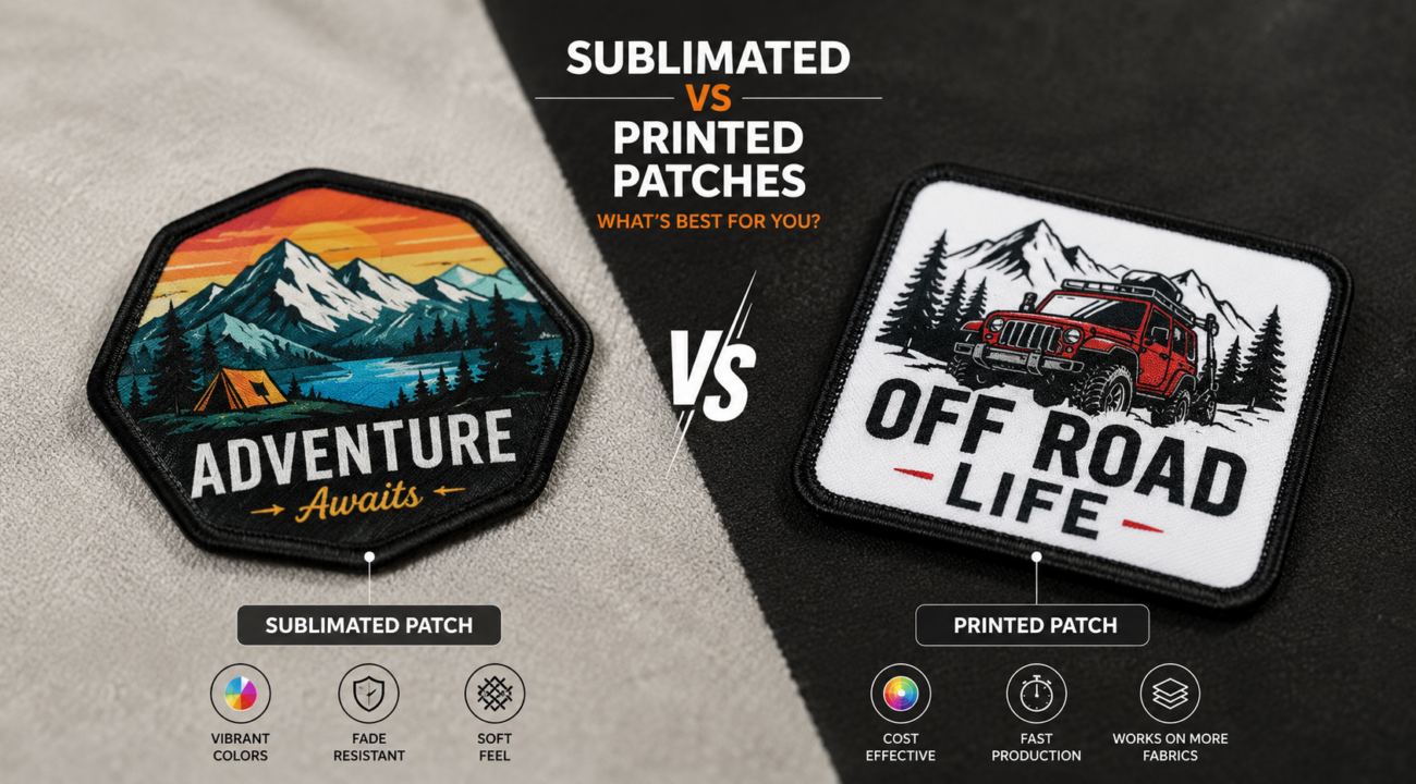 Sublimated vs Printed Patches: What’s Best for You