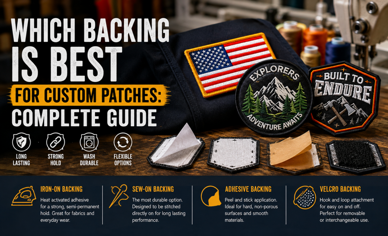 Which Backing Is Best for Custom Patches: Complete Guide