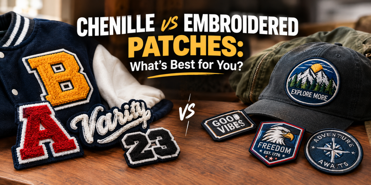 Chenille vs Embroidered Patches: What’s Best for You