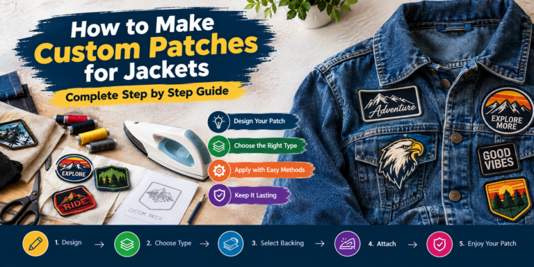 How to Make Custom Patches for Jackets: Complete Step by Step Guide