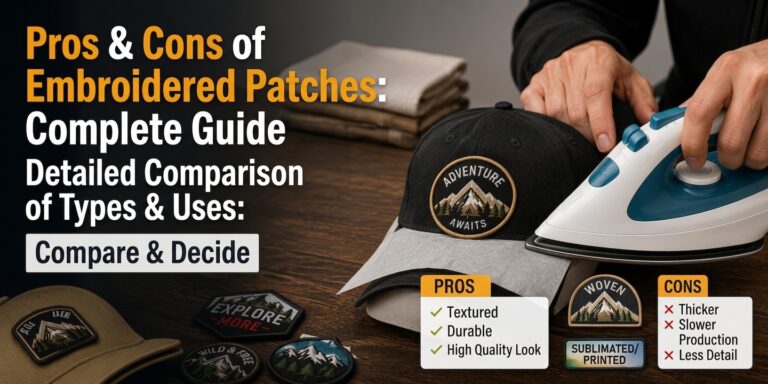 Pros & Cons of Embroidered Patches: Complete Guide